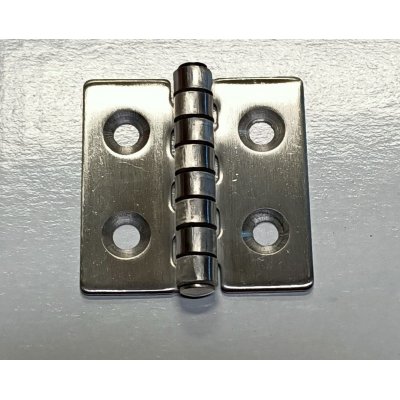 Cerniera a LIBRO in acciaio INOX mm 40 x 40 x 1,5