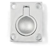 Maniglia incasso / Alzapaiolo in acciaio INOX mm 38x48