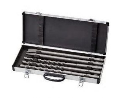 Set punte attacco SDS MAX in valigetta alluminio Einhell 4258099