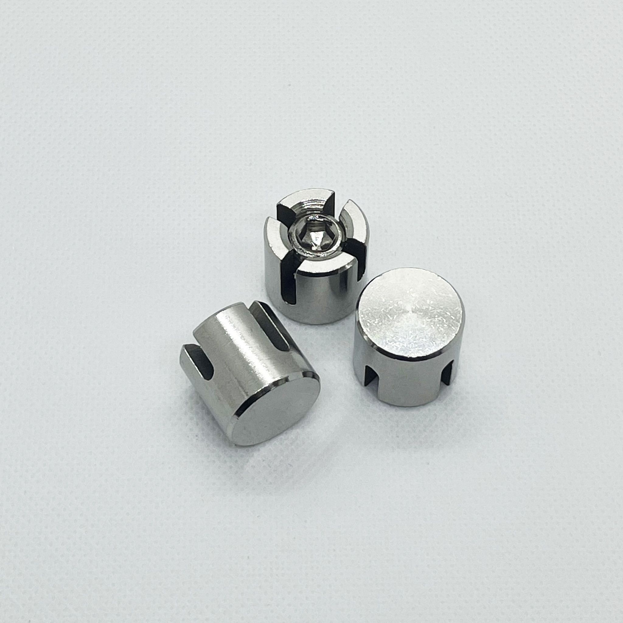 Morsetto fune croce inox A4 mm 3