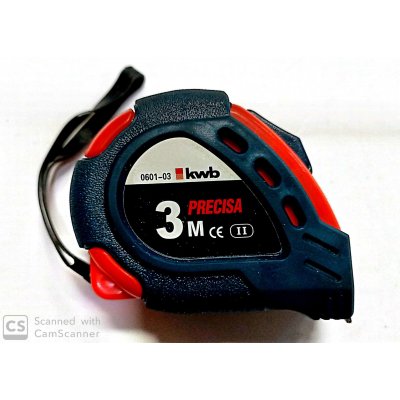 Flessometro con autostop mt 3 nastro mm 13 KWB 060103