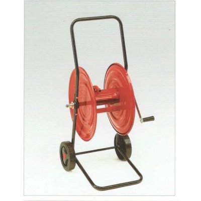 Carrello avvolgitubo verniciato in metallo con raccordi ottone art 337