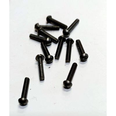 Vite testa bombata taglio cacciavite 1/8' x 15 mm Withworth