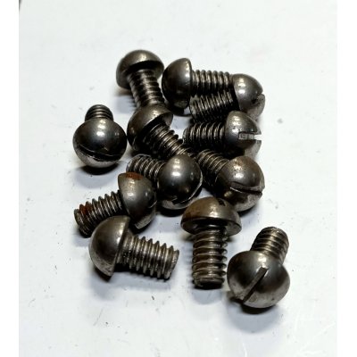 Vite testa bombata taglio cacciavite 1/4' x 10 mm Withworth