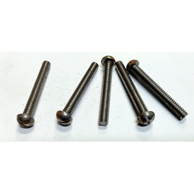 Vite testa bombata taglio cacciavite 1/4' x 50 mm Withworth