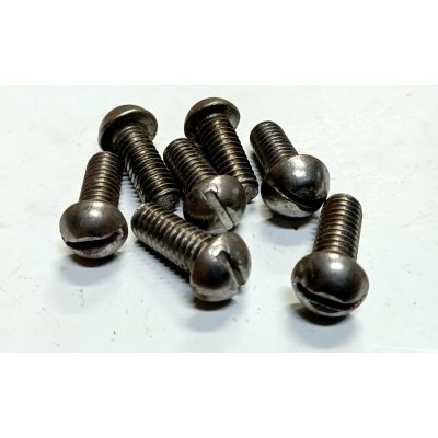 Vite testa bombata taglio cacciavite 5/16' x 20 mm Withworth