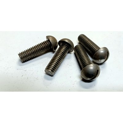 Vite testa bombata taglio cacciavite 3/8' x 30 mm Withworth