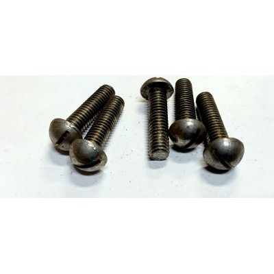 Vite testa bombata taglio cacciavite 3/8' x 35 mm Withworth