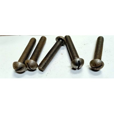 Vite testa bombata taglio cacciavite 5/16' x 40 mm Withworth