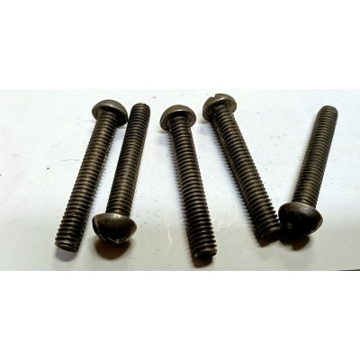 Vite testa bombata taglio cacciavite 5/16' x 50 mm Withworth