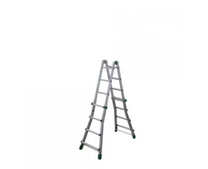 Scala universale in alluminio Facal Euro Briko BK/2 - gradini 4+4