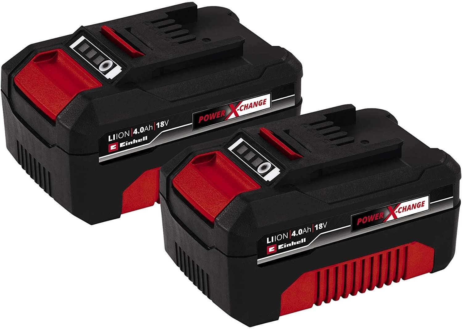 EINHELL TwinPack  4,0 Ah Batterie Power X-Change (batteria agli ioni di litio 18 V)  4511489