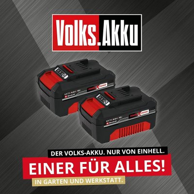EINHELL TwinPack 4,0 Ah Batterie Power X-Change (batteria agli ioni di litio 18 V) 4511489