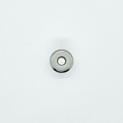 Dado cieco acciaio nichelato testa piana M6 mm15x12x9