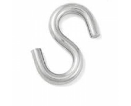 Gancio ad ESSE accaio inox A4 mm 3 simmetrico