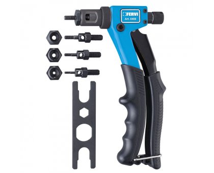 Rivettatrice x per Inserti filettati da M3 a M6 FERVI 0469