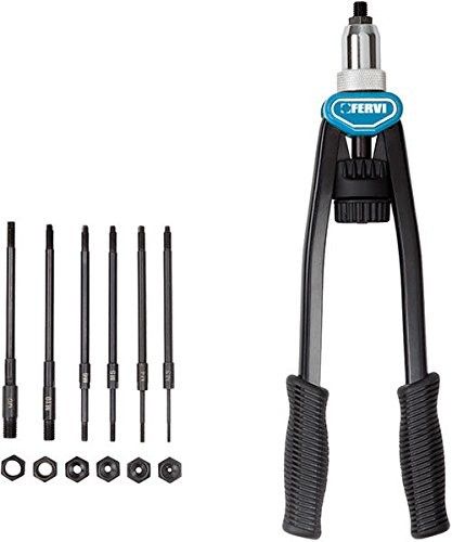 Rivettartrice a doppia leva per inserti filettati FERVI 0455