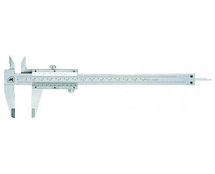 Calibro ventesimale inox mm 150 in cassetta plastica METRICA