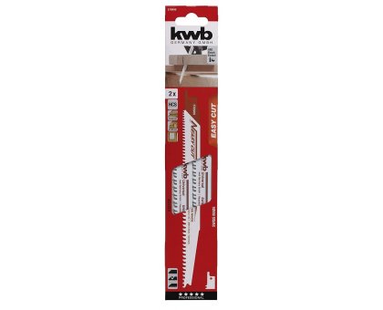Set 2 lame per seghetto gattuccio multiuso per legno KWB 576900
