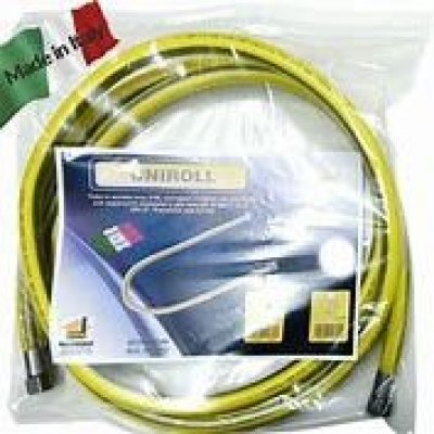 Tubo acciaio inox corrugato ricoperto per gas FF/MF L. 300 cm NORMA EN 15266