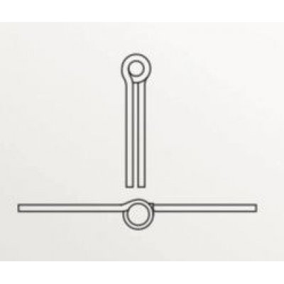 Cerniera pesante INOX mm 85 x 60 x 2,0 spina levare