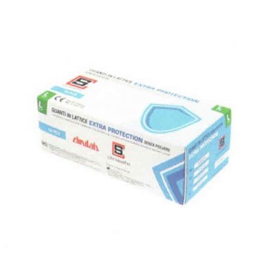 Guanti monouso in lattice conf pz 50 EXTRA PROTECTION Clinisafe