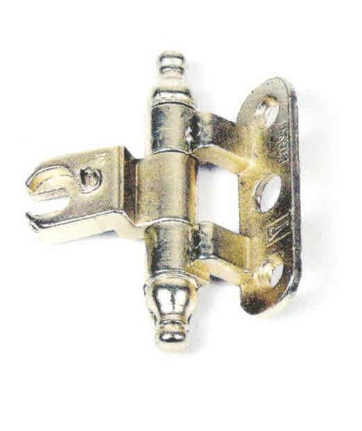 Cerniera per porte in battuta bronzata senza premontaggio