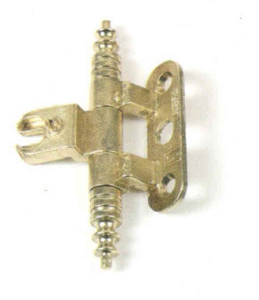 Cerniera per porte in battuta bronzata senza premontaggio