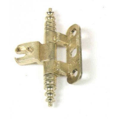 Cerniera per porte in battuta bronzata senza premontaggio