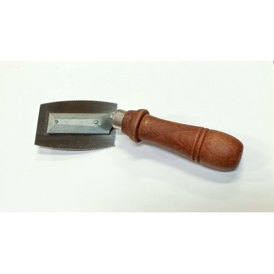 Sega per caviglie con manico a gomito e impugnatura legno