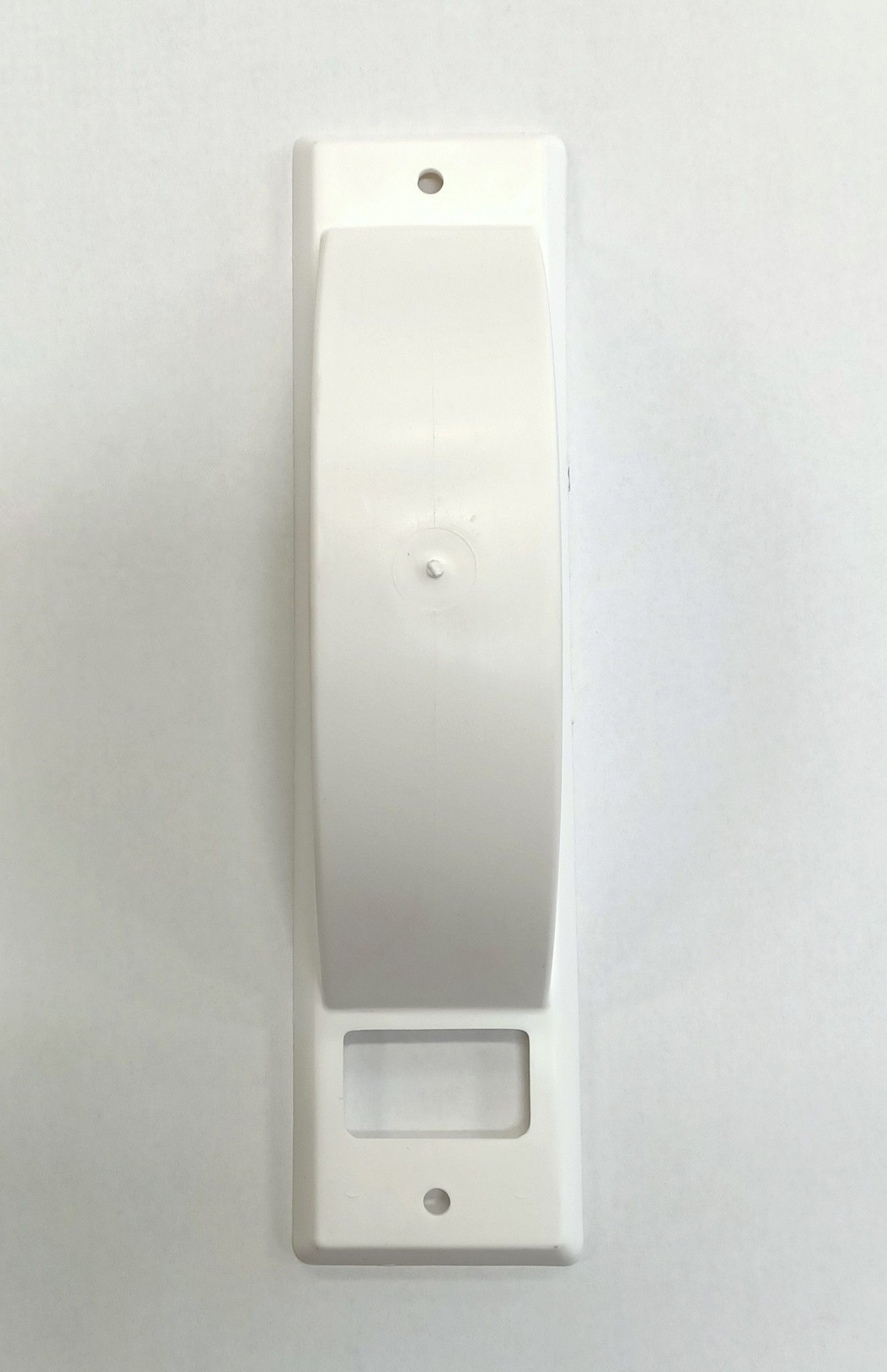 Placca per avvolgitore semincasso in plastica BIANCA interasse fori mm 200