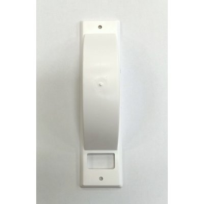 Placca per avvolgitore semincasso in plastica BIANCA interasse fori mm 200