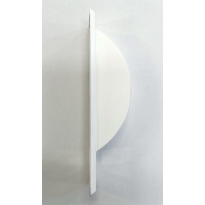 Placca per avvolgitore semincasso in plastica BIANCA interasse fori mm 200