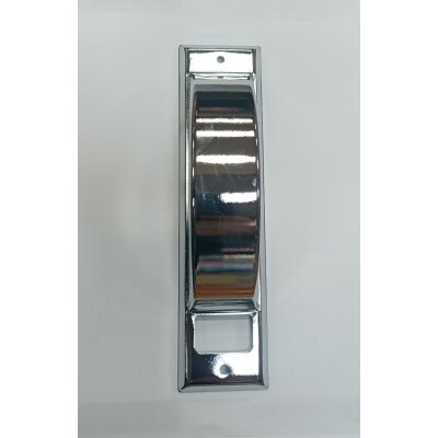 Placca per avvolgitore semincasso in ferro CROMATO interasse fori mm 200