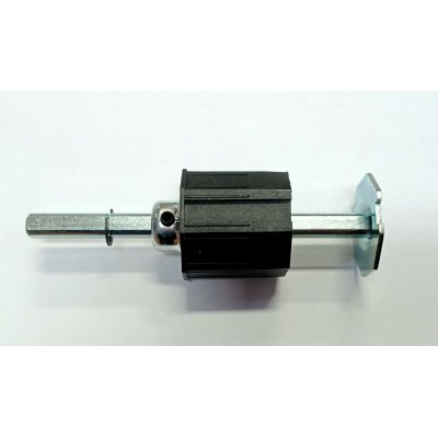 Calotta registrabile quadro mm 13 per riduttori con foro passante