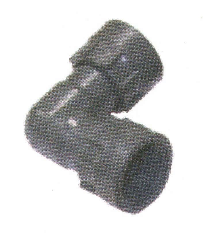 Raccordo per collettore a GOMITO 1' F x 1' F in PVC Rain