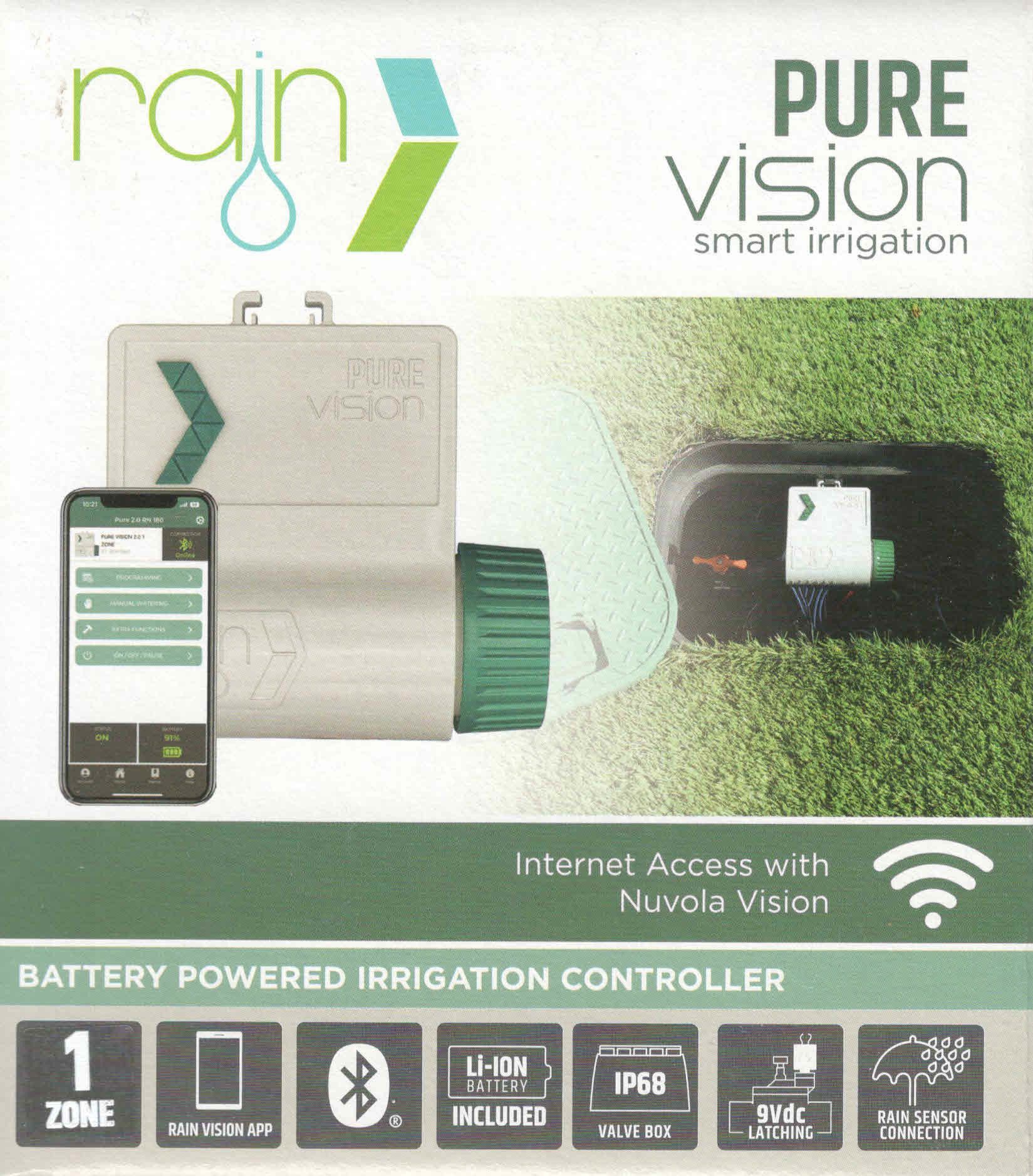 Programmatore Bluetooth PURE VISION 2.0 1 Zona RAIN