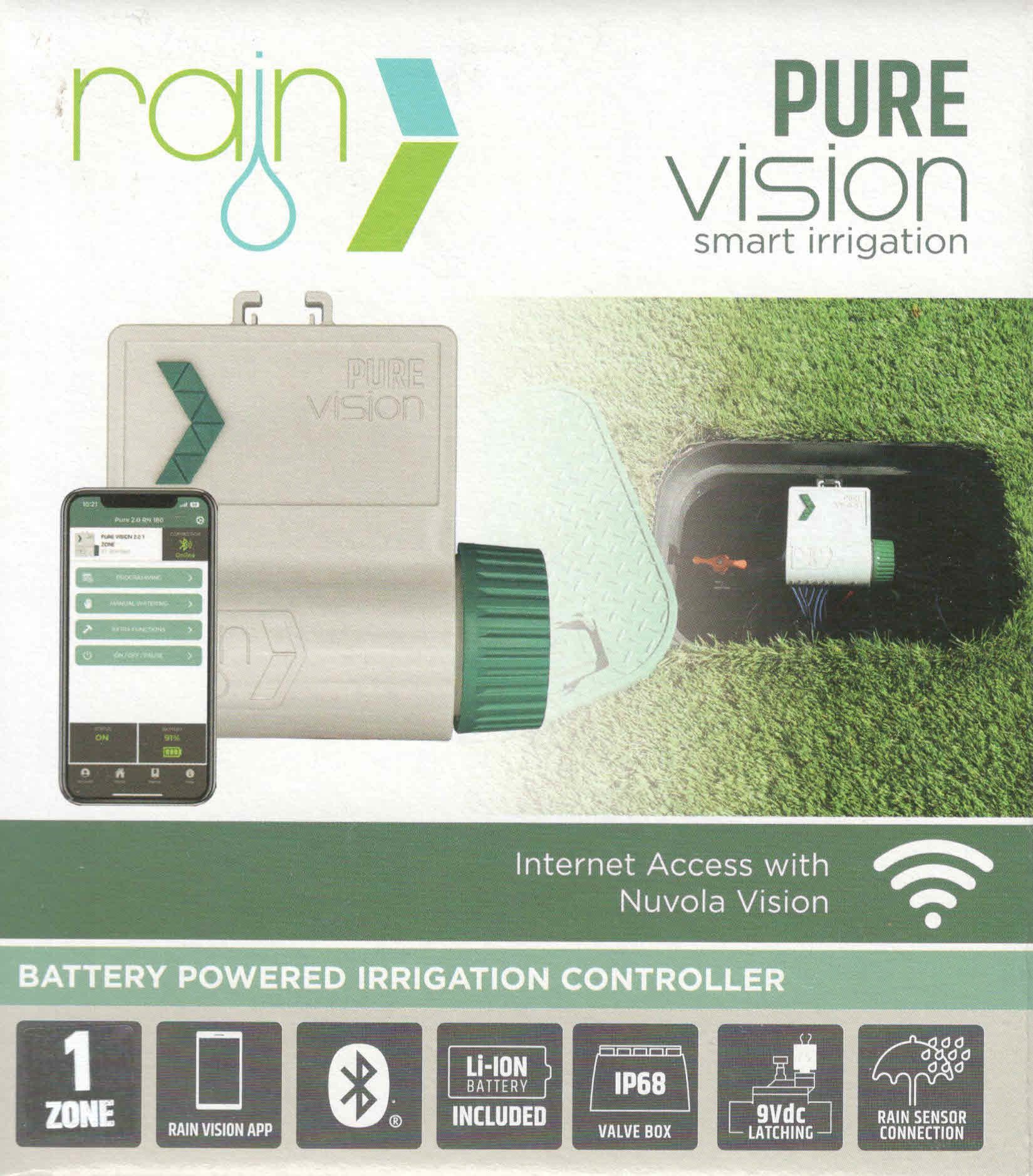 Programmatore Bluetooth PURE VISION 2.0 2 Zone RAIN