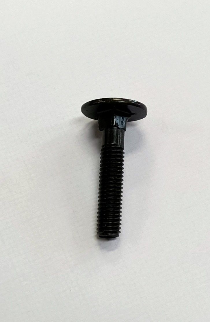 Bullone mm  5 x 25 testa tonda quadro sotto testa nero