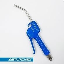 Pistola soffiaggio canna media con filetto girevole 1/4' WALMEC Profi 5000