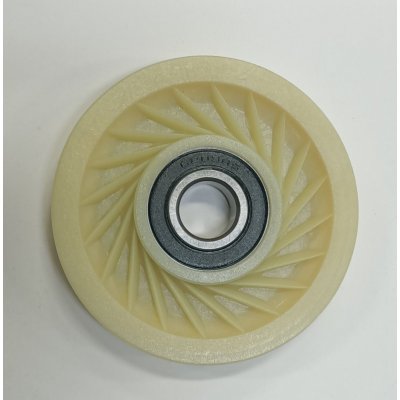 Carrucola nylon con cuscinetti mm 90 foro 17 mm