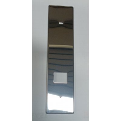 Placca per avvolgitore UNI interasse mm 157 in acciaio INOX