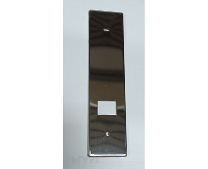 Placca per avvolgitore UNI interasse mm 165 in acciaio INOX