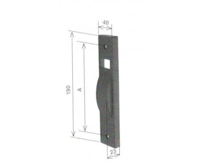 Placca per avvolgitore semincasso SIGMA 5 in plastica NERA