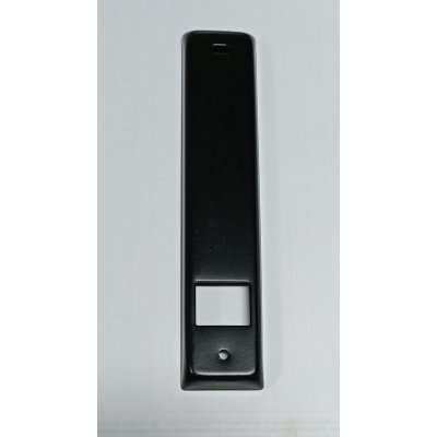 Placca per avvolgibile SMALL interasse fori mm 165 alluminio NERO