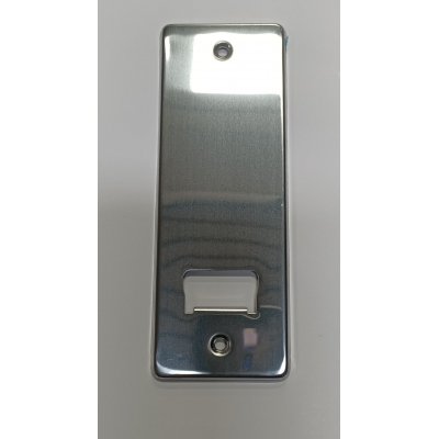 Placca per avvolgitore MIGNON interasse mm 128 in acciaio INOX