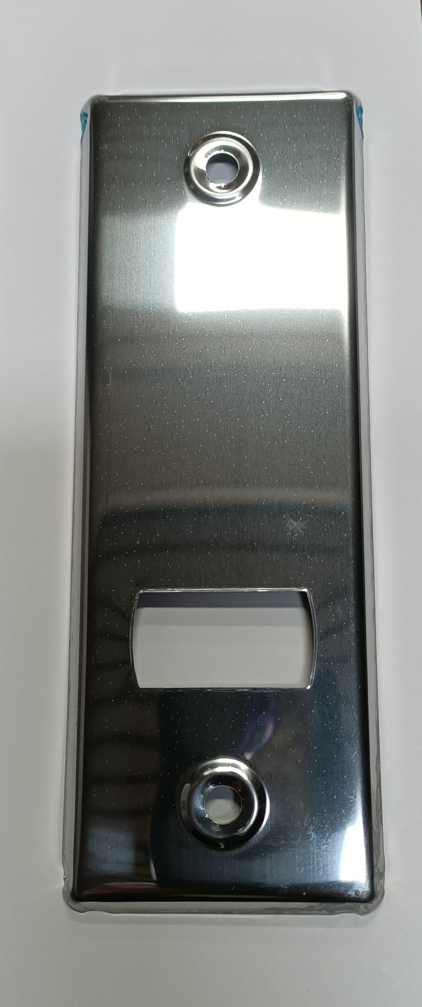 Placca per avvolgitore mod MINI interasse mm 125 in acciaio INOX