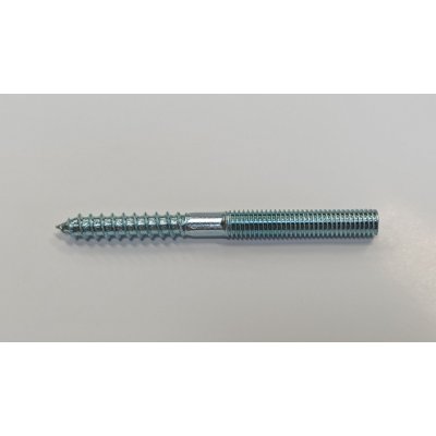 Vite a doppio filetto mm 8 x 90 zincata