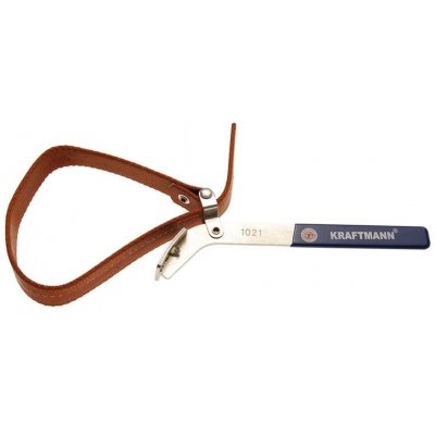 Chiave regolabile con cinghia cuoio per filtri olio BGS