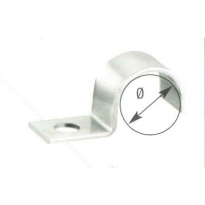 Cavallotto a 1 foro mm 4 in ferro zincato